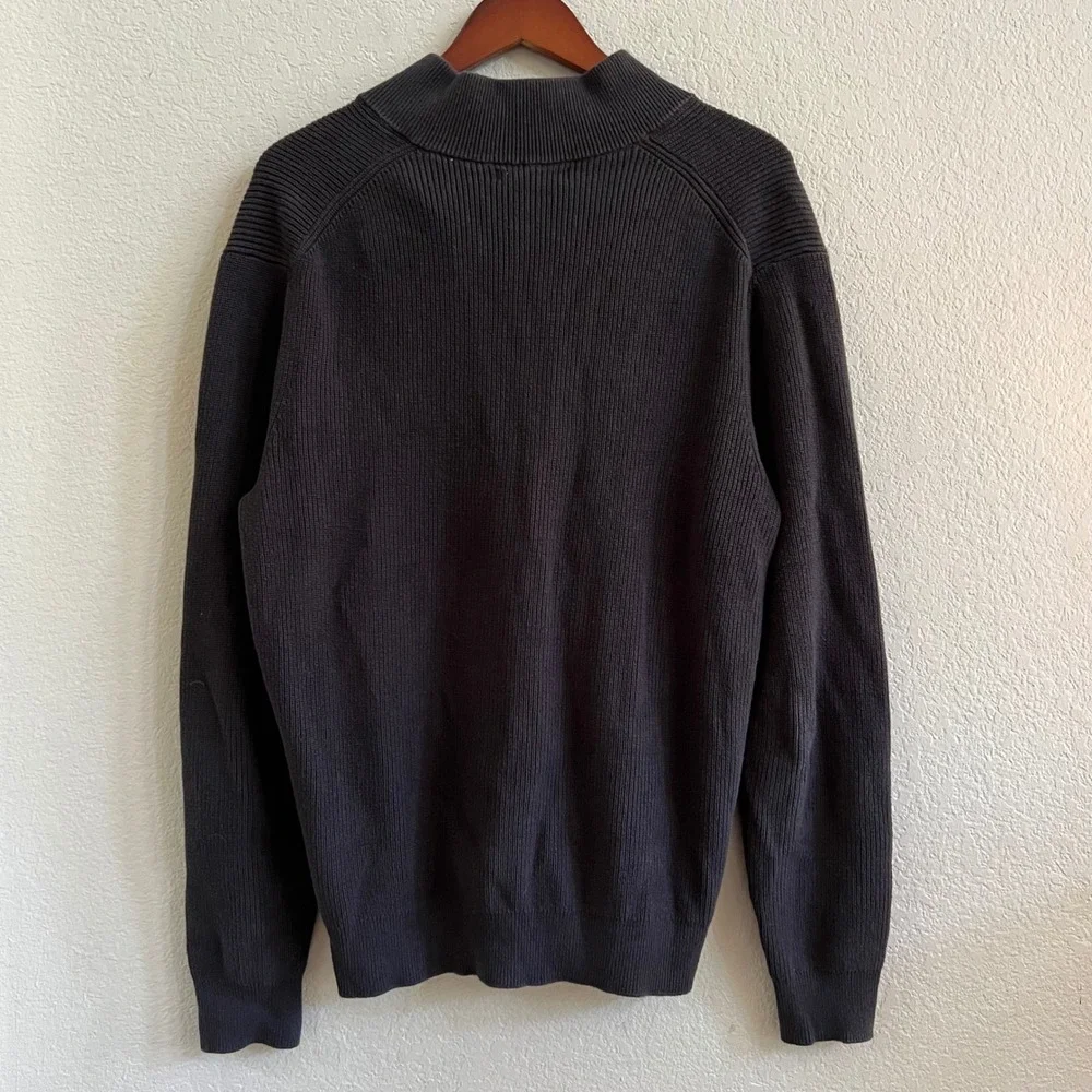 Banana Republic Thick Knit Cotton Pullover Sweater Size Large‎ Button Up